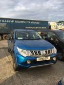 Mitsubishi L200 Di-D Diesel Warrior 4 wheel drive auto crew cab pickup, Reg No. HV16 EDL