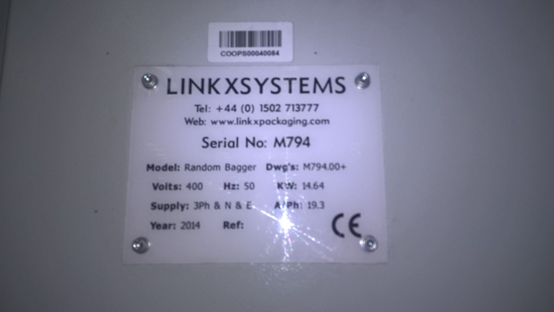 Linkx Packaging Systems Random Bagger BoxSizer cartoner - Image 9 of 9
