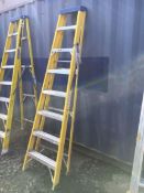 7 Step fibre glass stepladder