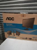 AOC 21.5" LED PC Monitor