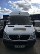 Mercedes Benz Sprinter 316 CDI lwb hi-roof panel van, Registration No. KU61 LVJ