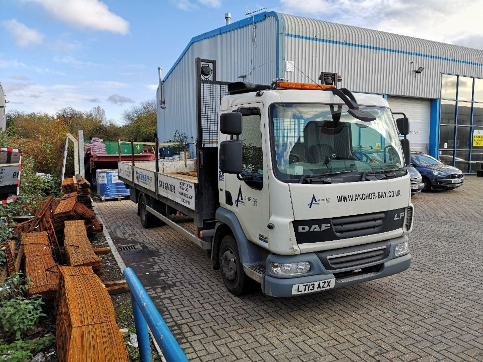 DAF LF 45.180 day cab 10t dropside truck, Registration No. LT13 AZX - Image 8 of 15