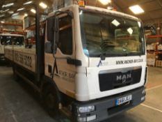 MAN TGL 7.150 day cab 7.5t dropside truck, Registration No. DA61 JCJ