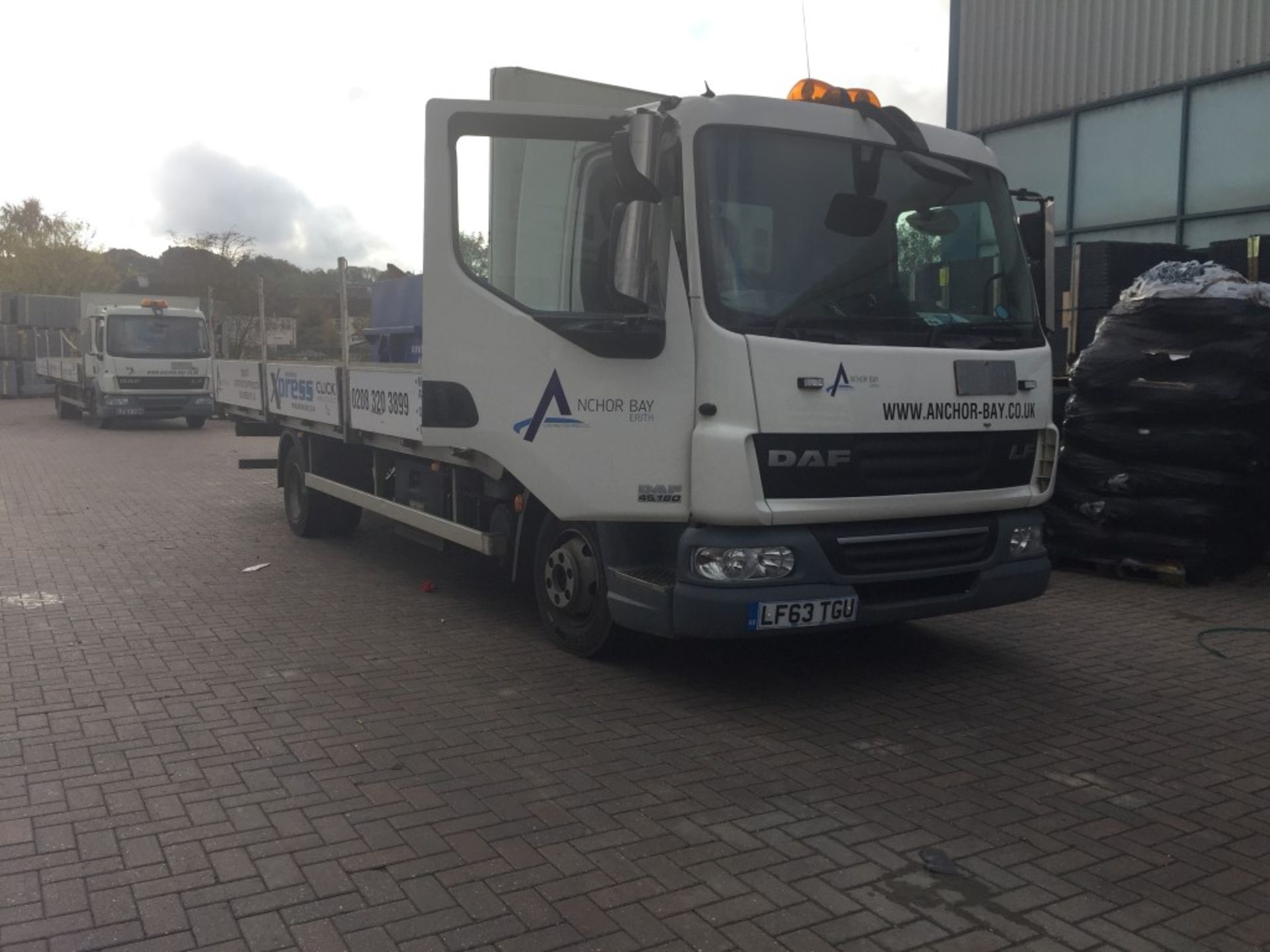 DAF LF45.180 day cab 7.5t dropside truck, Registration No. LF63 TGU