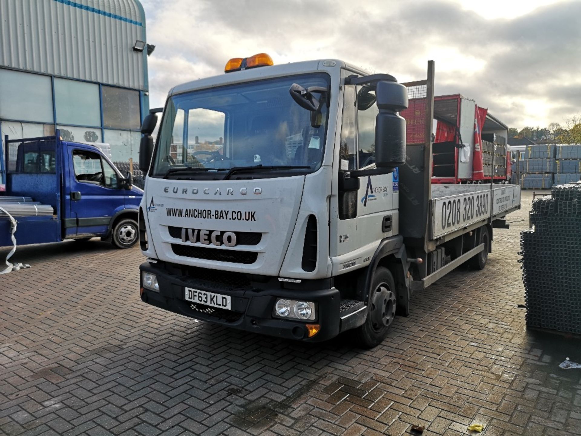 IVECO Eurocargo 75e18 day cab 7.5t dropside truck, Registration No. DF63 KLD - Image 8 of 15