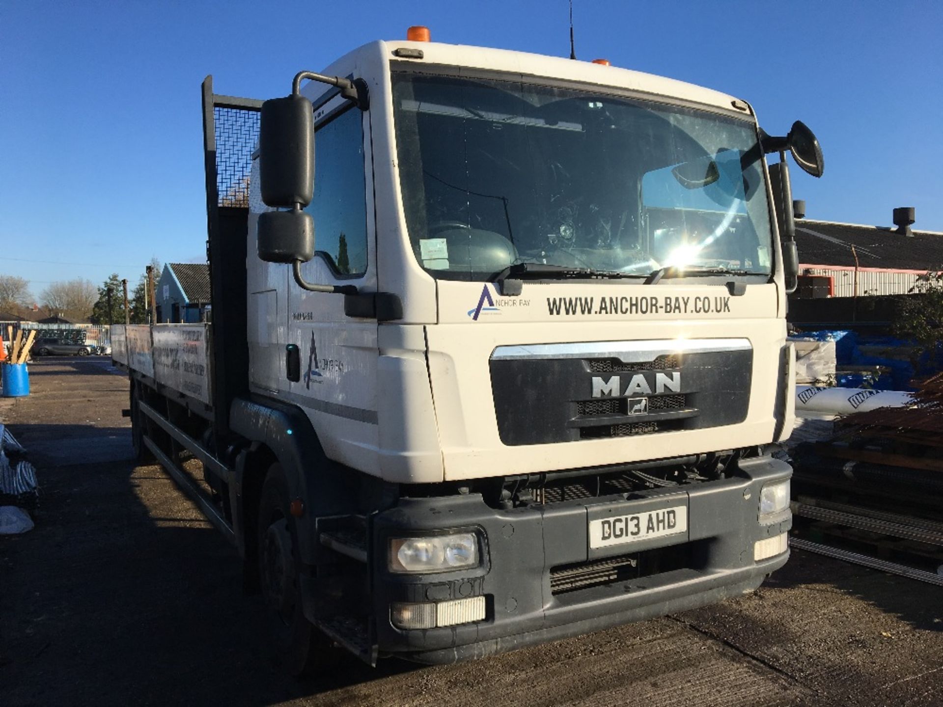 MAN TGM 18.250 sleeper cab 18t dropside truck, Registration No. DG13 AHD