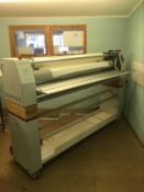 Easymount EM-1600SH wide format laminator & 3000mm x 1500mm run off table