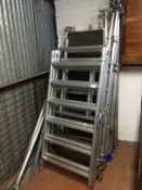 3.8m Flatpack mobile aluminium access tower