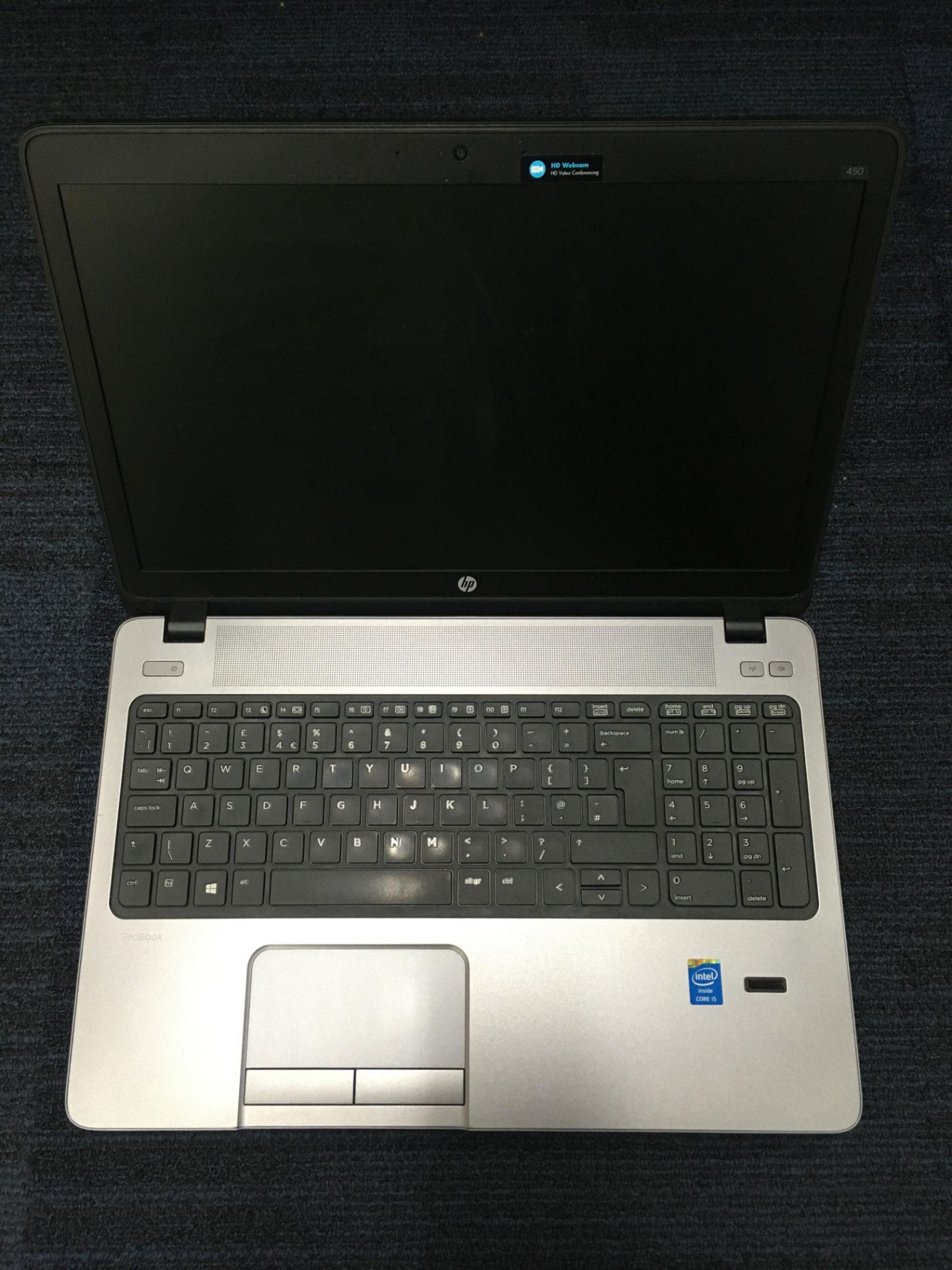 HP ProBook 450 core i5 blue label - Image 2 of 3