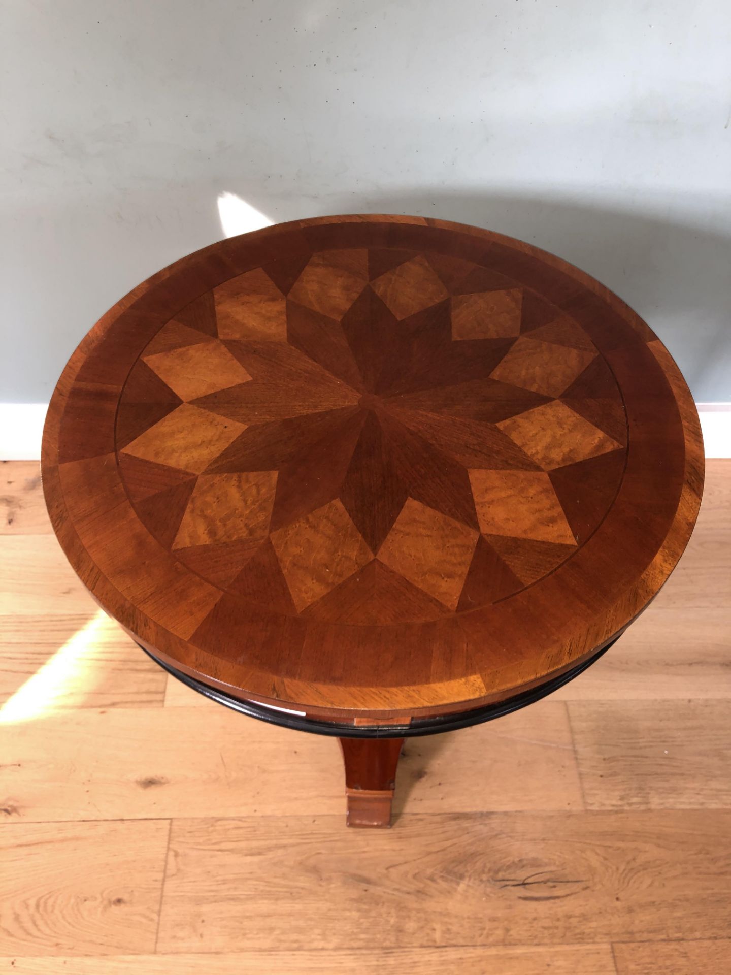 Circular Wooden Occasional Table - Image 3 of 3