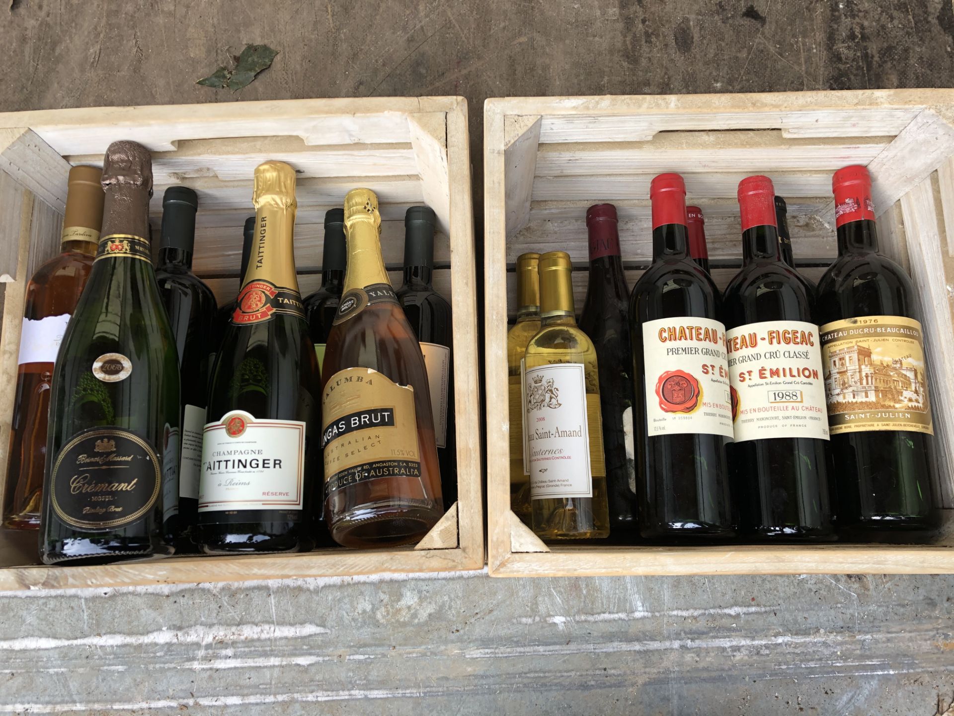 (17) Bottles of Various Vintage Wines