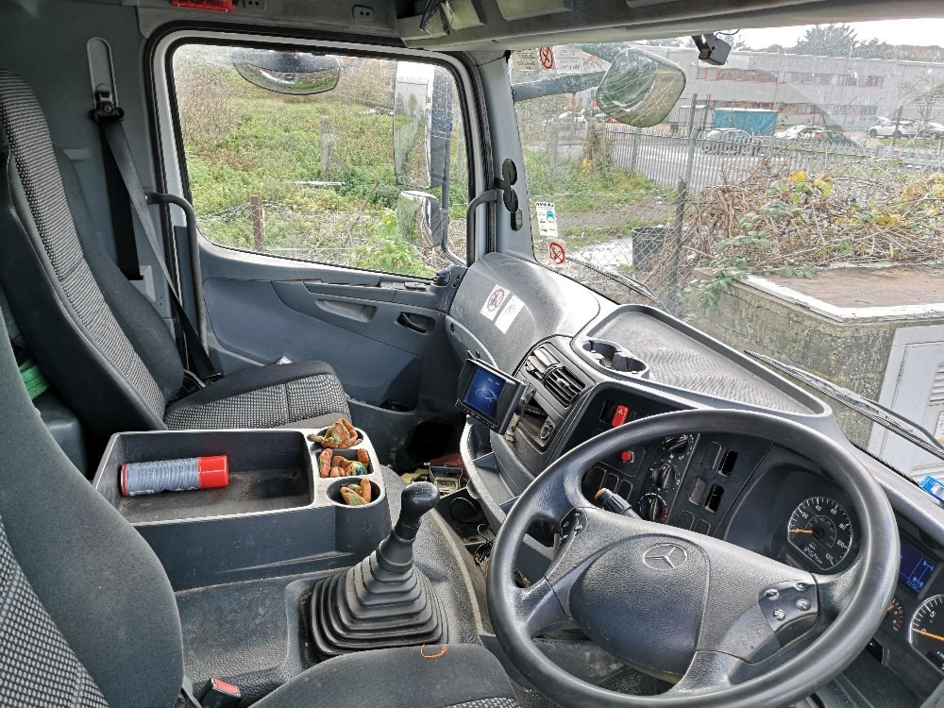 Mercedes Benz Axor sleeper cab 18t dropside truck, Registration No. YF63 HXN - Image 10 of 14