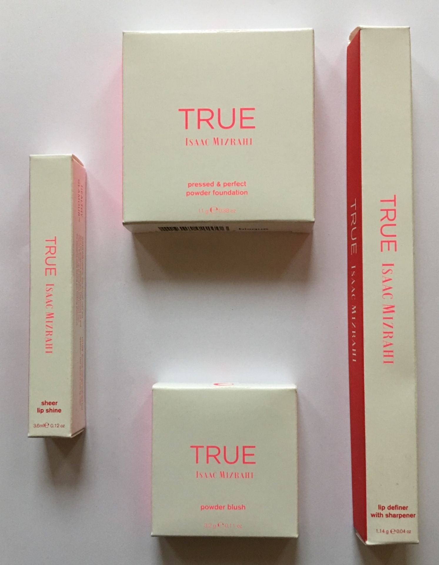 100 x True by issac Mizrahi 4 item gift set –3 - Each set is individually packed in a padded