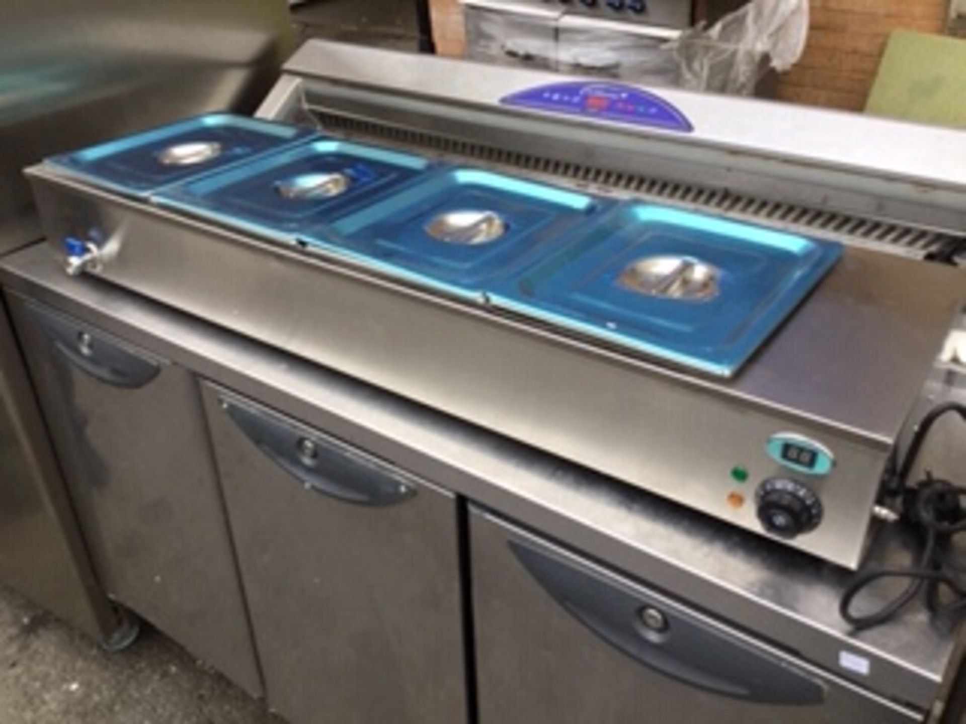 Brand New Four Pan Bain Marie – NO VAT