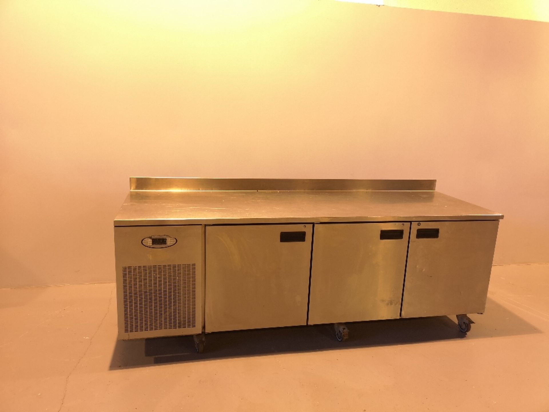 Foster 3 Door Stainless Steel Bench Fridge 230v H80xW250xD86cm