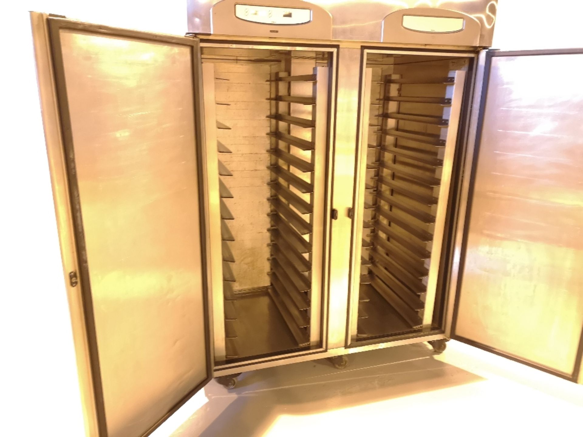 Foster Stainless Steel Double Door Catering Fridge 230v H207cmxD82cmxW150 cm - Image 2 of 2