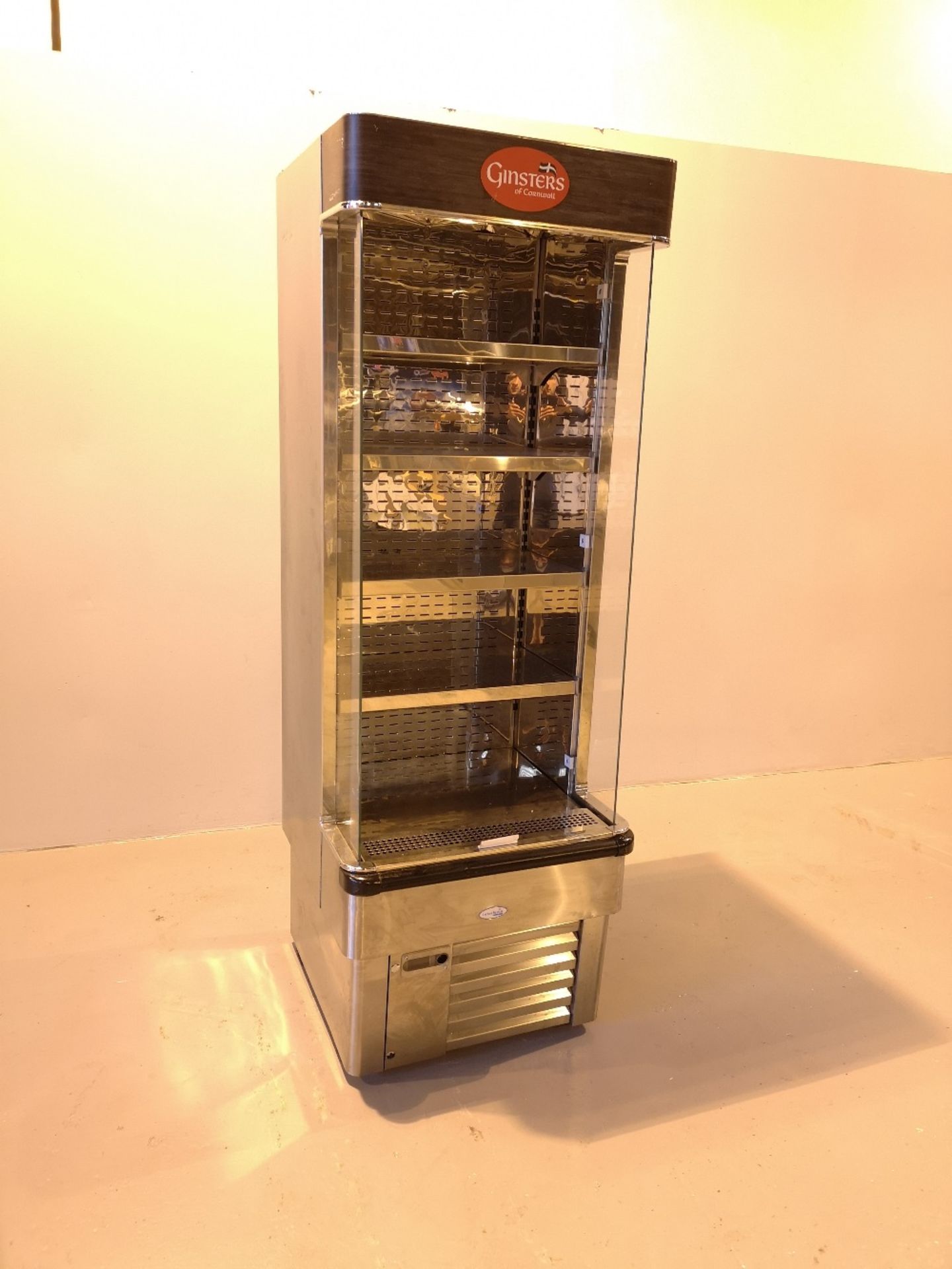 Ginsters Shop Display Cabinet 230v H202cmxW60cmxD50cm