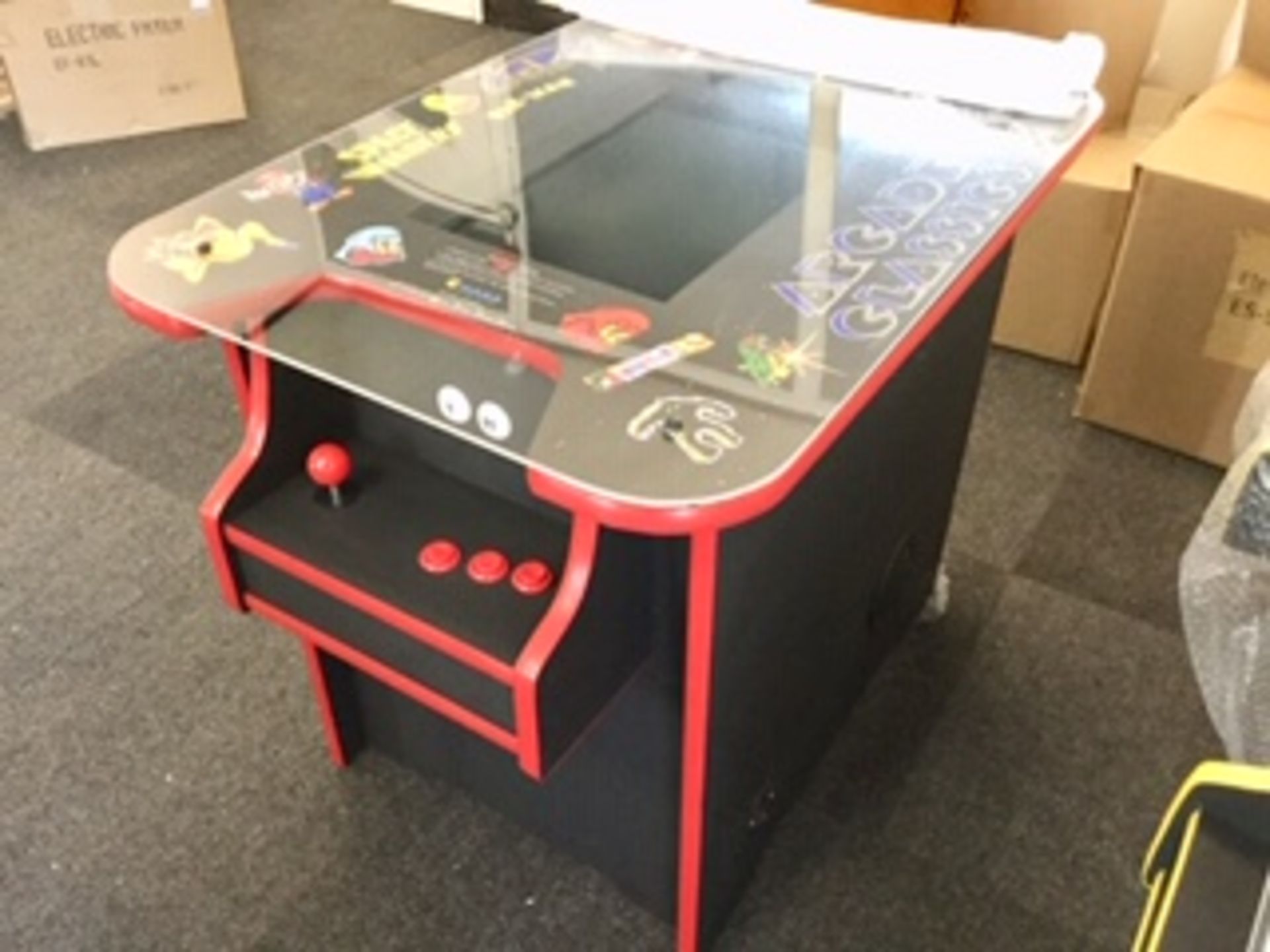 Brand New Space Invaders Machine / Cocktail Cabinet with 60 Classic Games Installed – Pac-Man , - Image 2 of 2