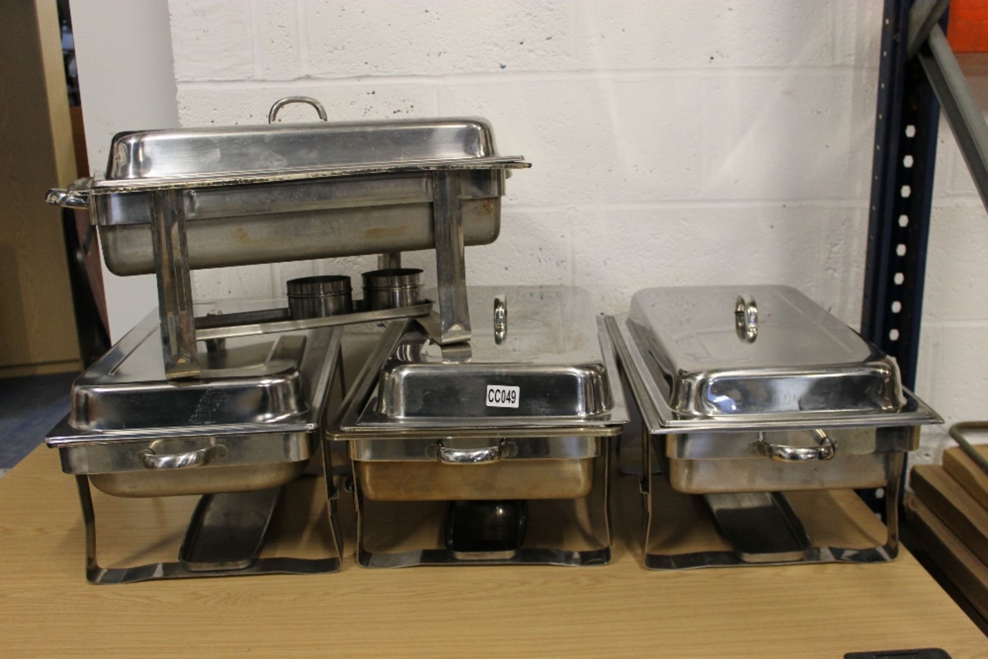 4 x Large Chafing Dishes