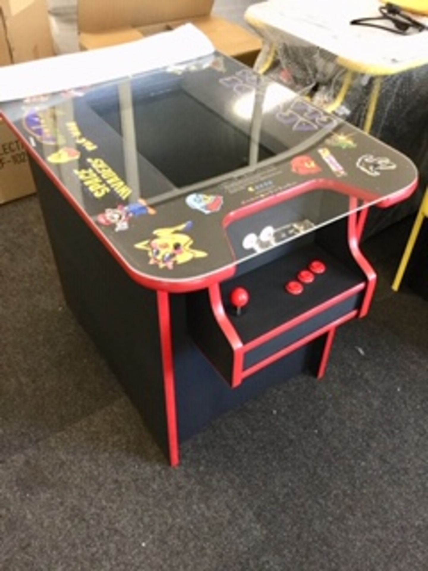 Brand New Space Invaders Machine / Cocktail Cabinet with 60 Classic Games Installed – Pac-Man ,
