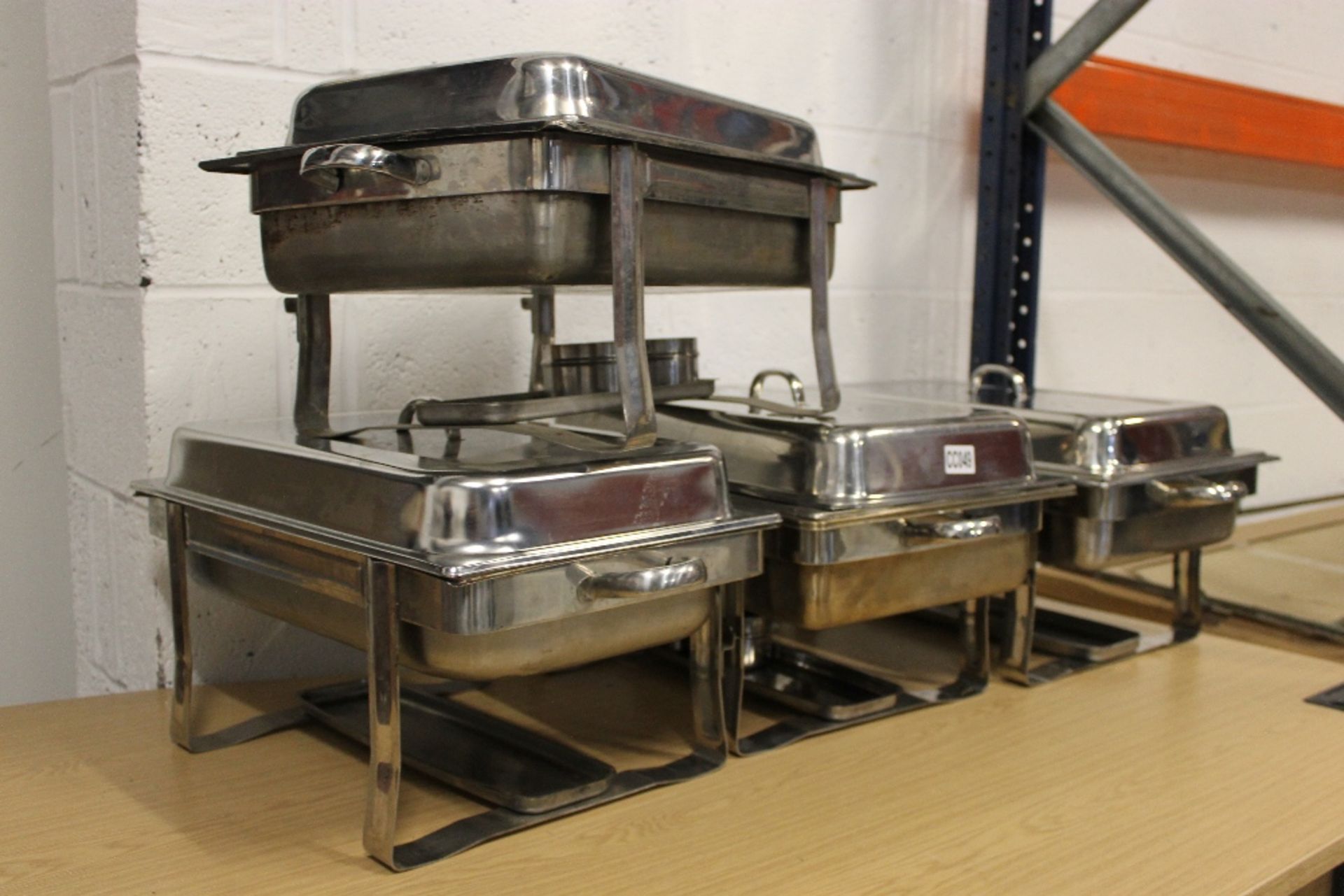 4 x Large Chafing Dishes - Image 2 of 2