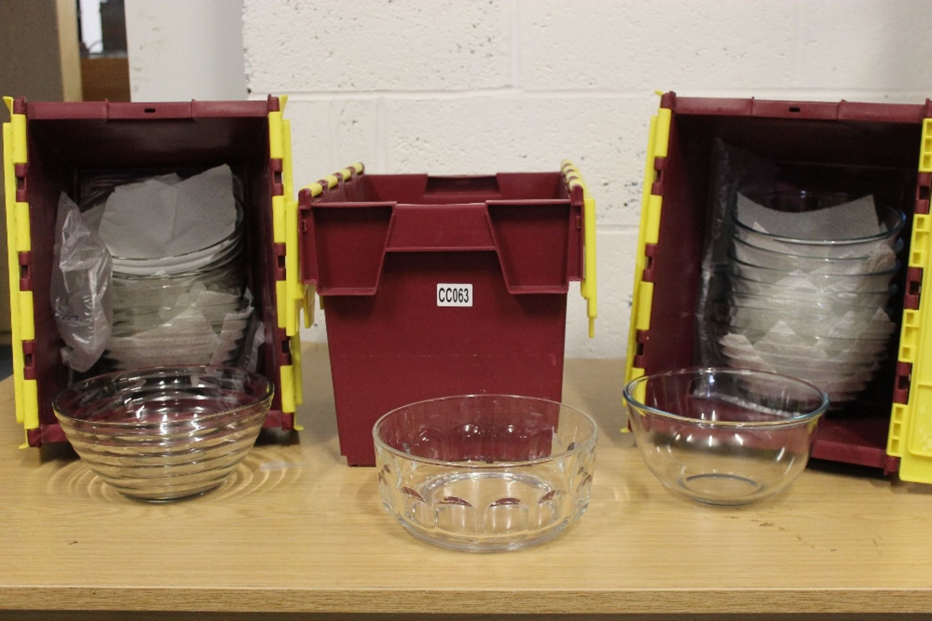 Approximately 30 Assorted Glass Serving Bowls