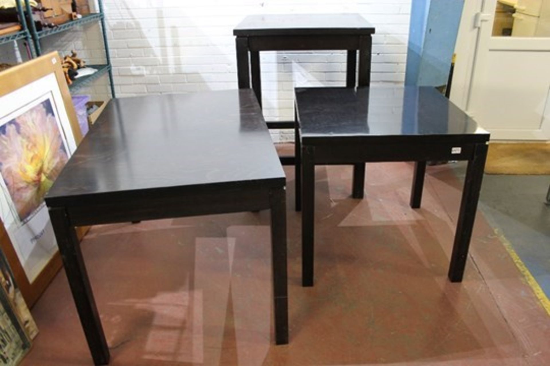 One Job LOT of 2 & 4-Seater Dining Tables – assorted sizes approximately 14 – Dismantled for