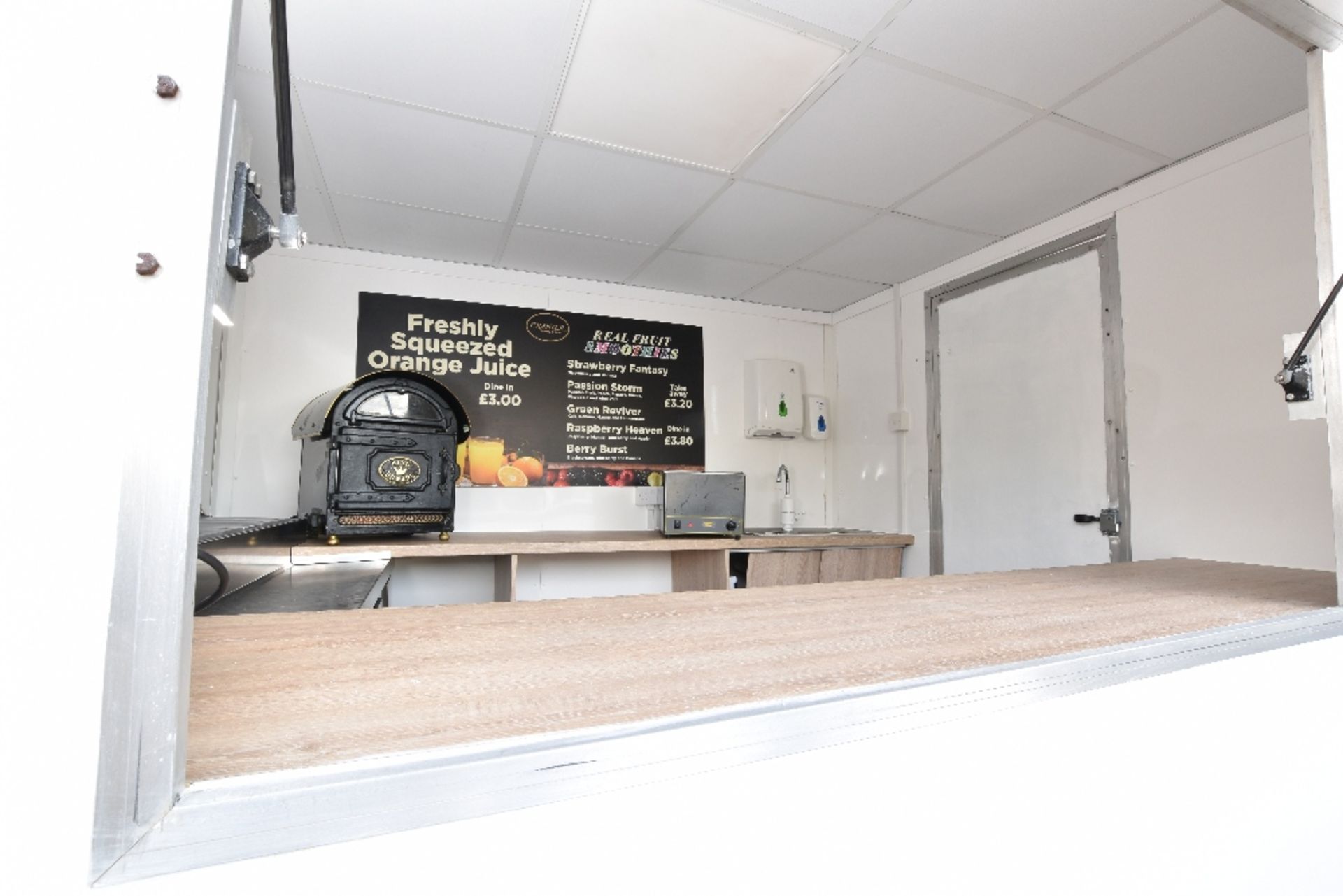 Catering Trailer 9” x 7” – White - completely refurbished - NO VAT Fitted out for Jacket Potatoes - Image 9 of 12