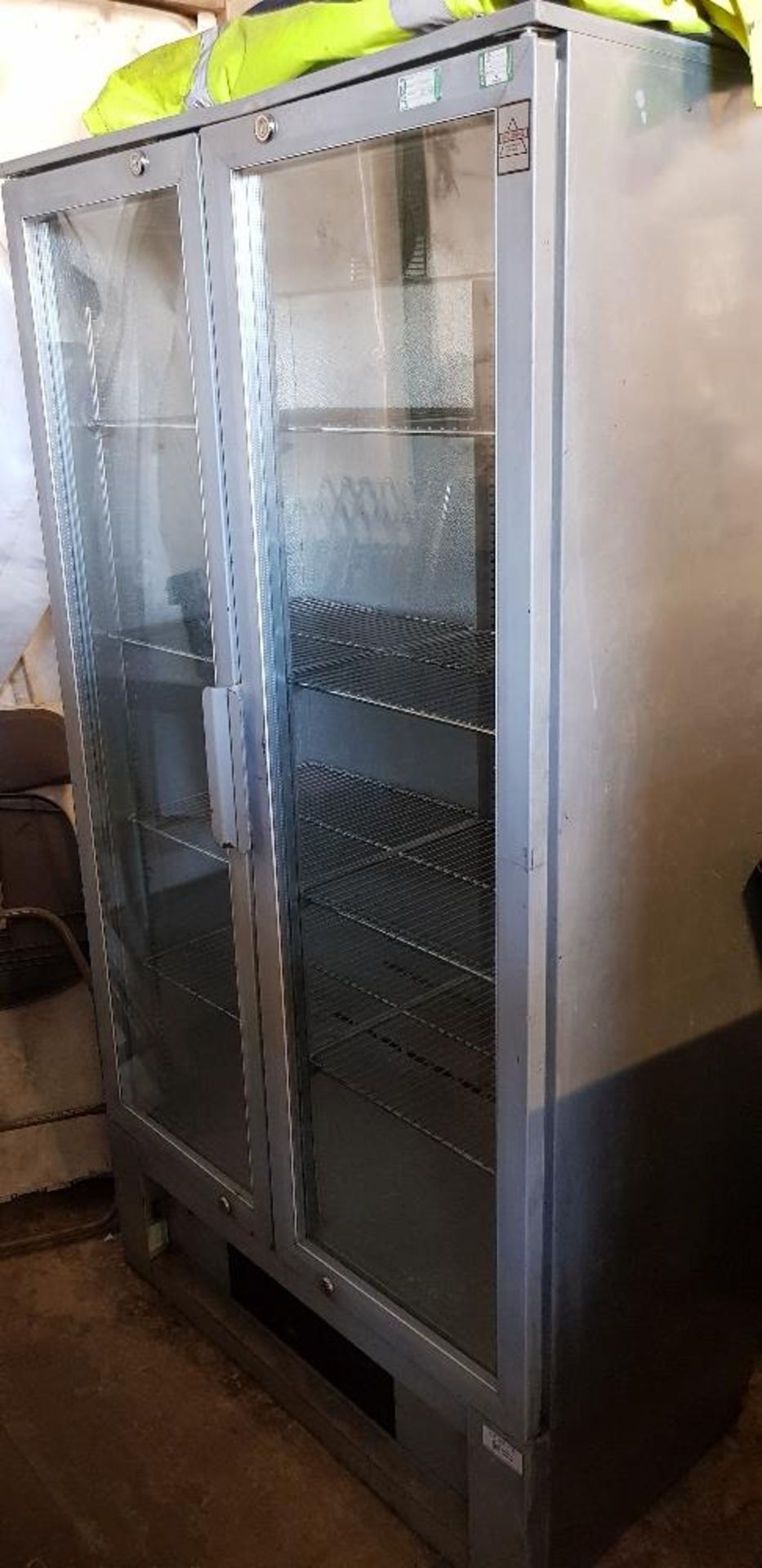 Double Door Drinks Fridge – Four Shelves   Buyer to collect from Sheffield after 8th March 2019