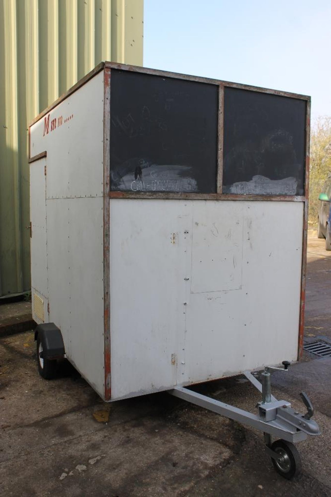 Small Starter Catering Trailer 7ft x 5ft Metal Construction - NO VAT  This unit is available as a " - Image 5 of 12