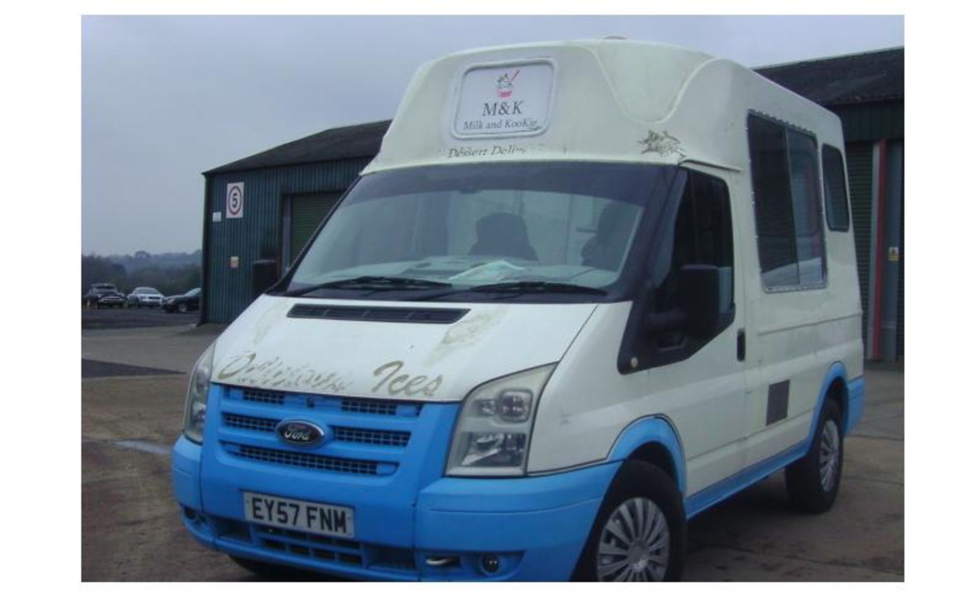 Ford Transit MK7 Soft Ice Cream Van – 2007 – Diesel – 119,000 Miles - NO VAT Electric windows, - Image 3 of 12