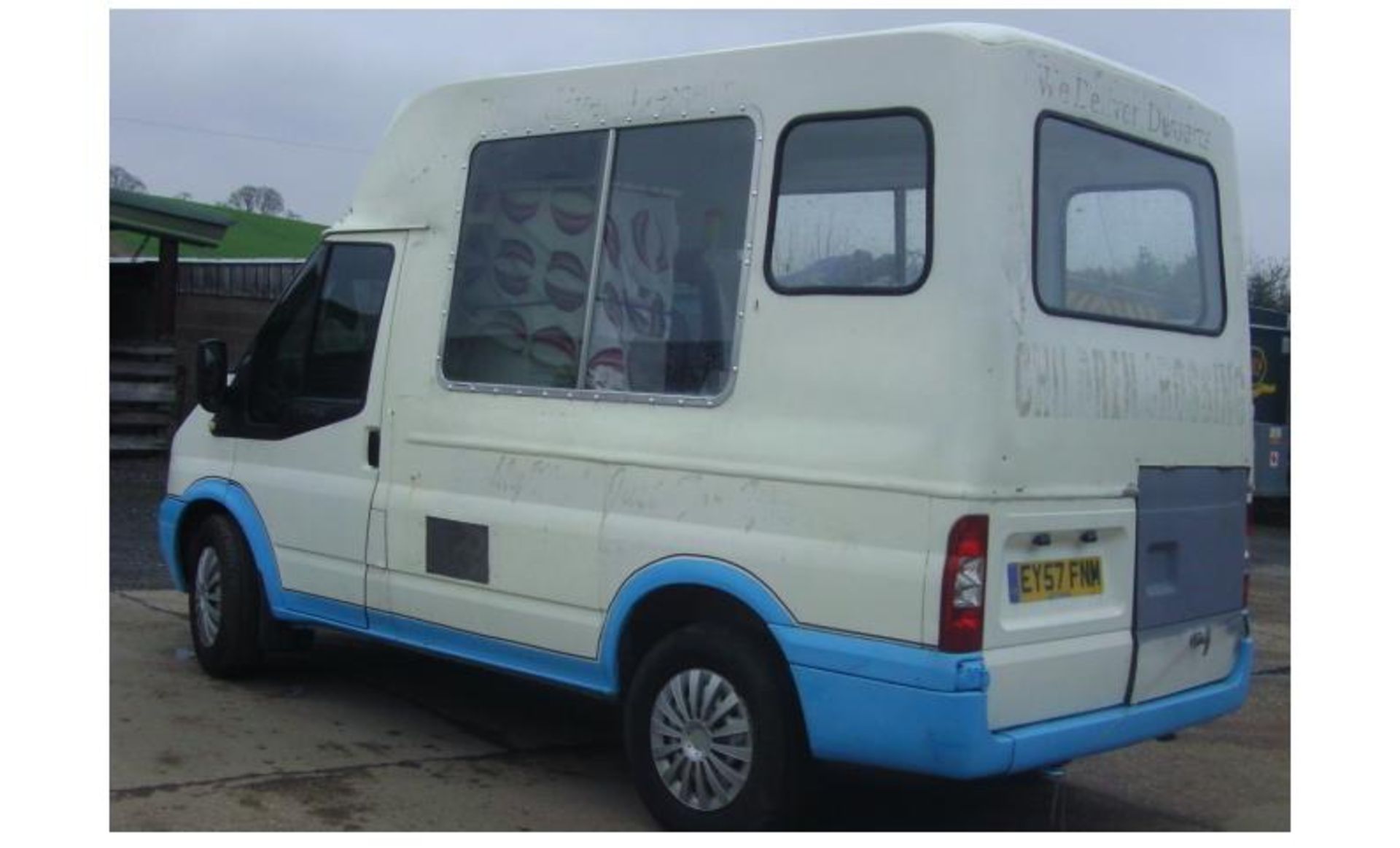 Ford Transit MK7 Soft Ice Cream Van – 2007 – Diesel – 119,000 Miles - NO VAT Electric windows, - Image 4 of 12