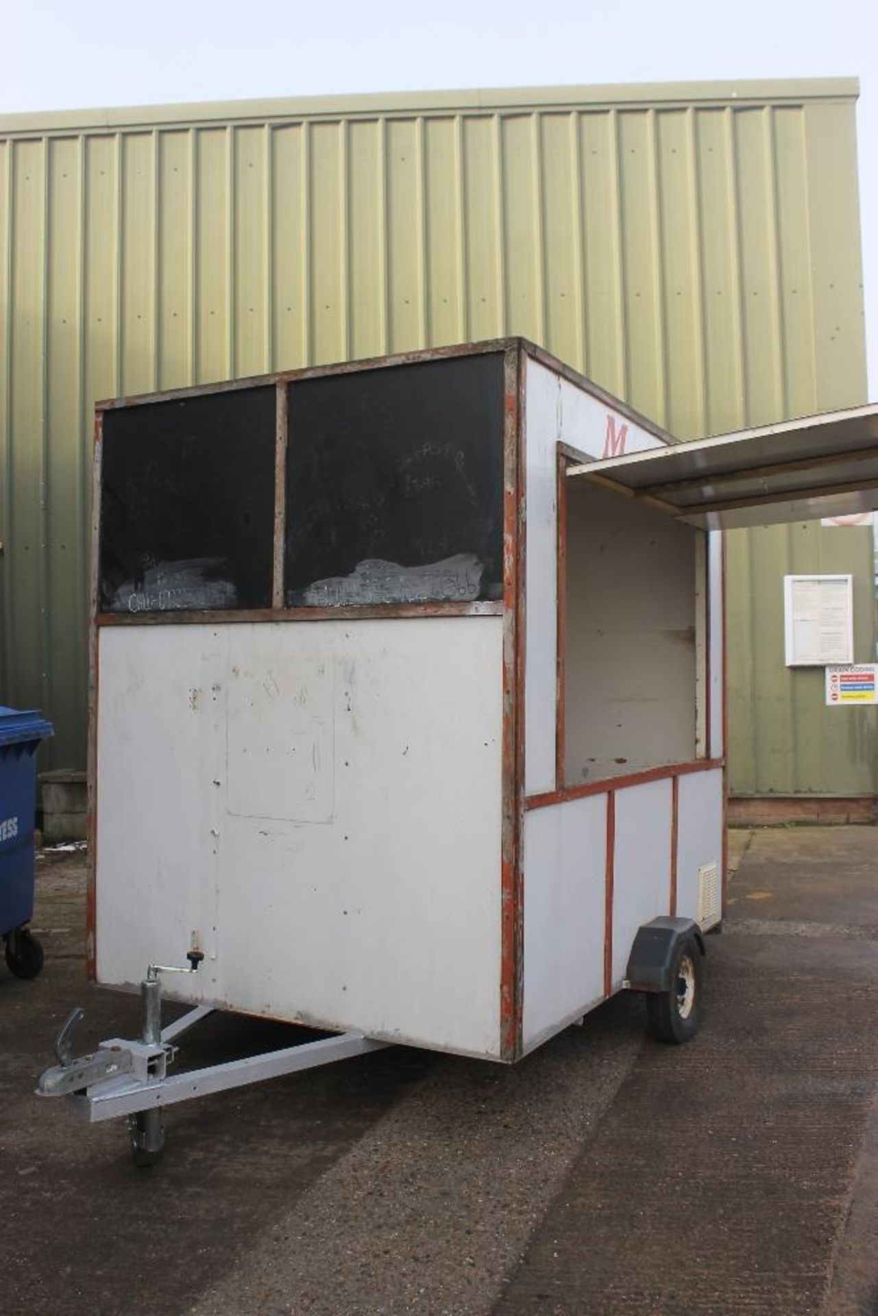 Small Starter Catering Trailer 7ft x 5ft Metal Construction - NO VAT  This unit is available as a " - Image 2 of 12