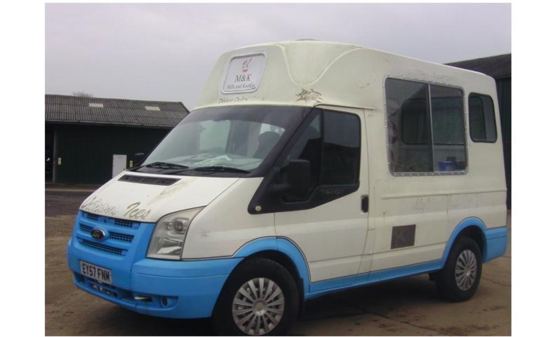 Ford Transit MK7 Soft Ice Cream Van – 2007 – Diesel – 119,000 Miles - NO VAT Electric windows,