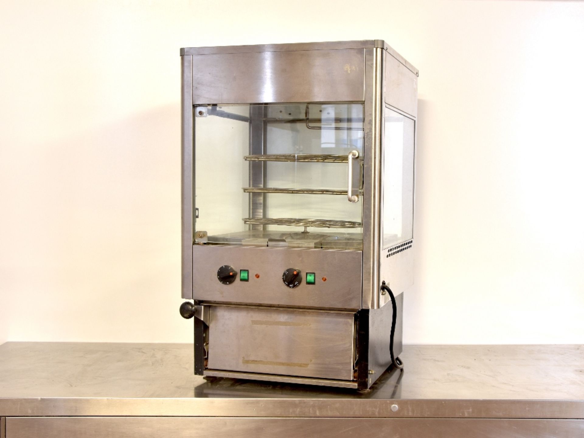 Lincat Pizza Oven + Hot Rotating Display Cabinet 3 Shelves -1ph - Tested Working