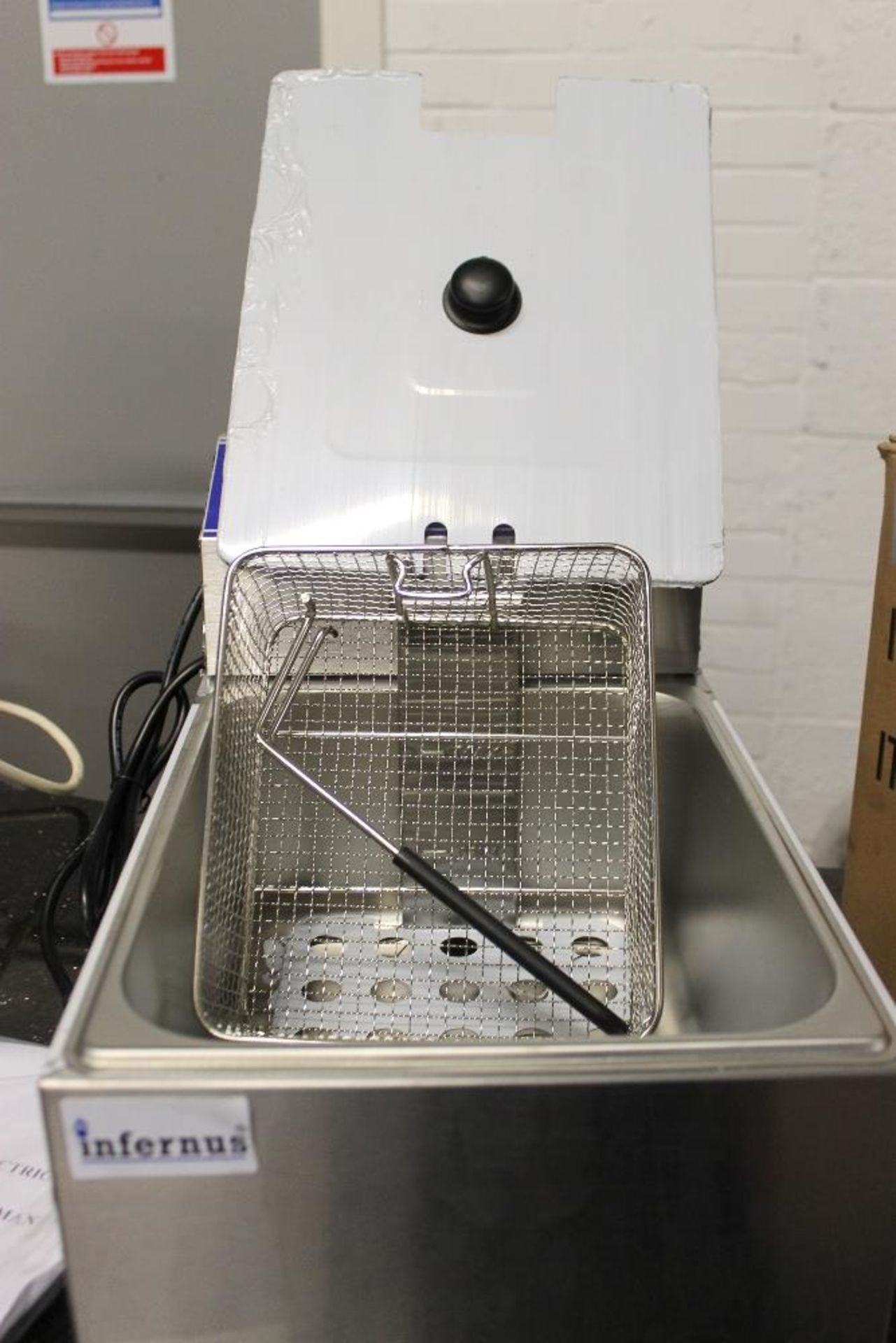 Infernus Single Electric Fryer -1ph - Model INF-EF-6 - Tested Working