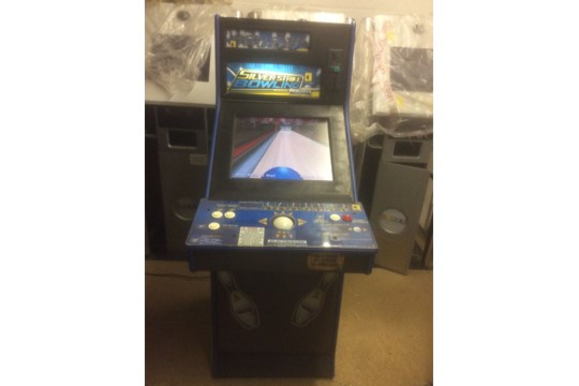 Silver Strike Bowling Games Machine -LED Monitor, Midi Cabinet on new £1 coin – NO VAT