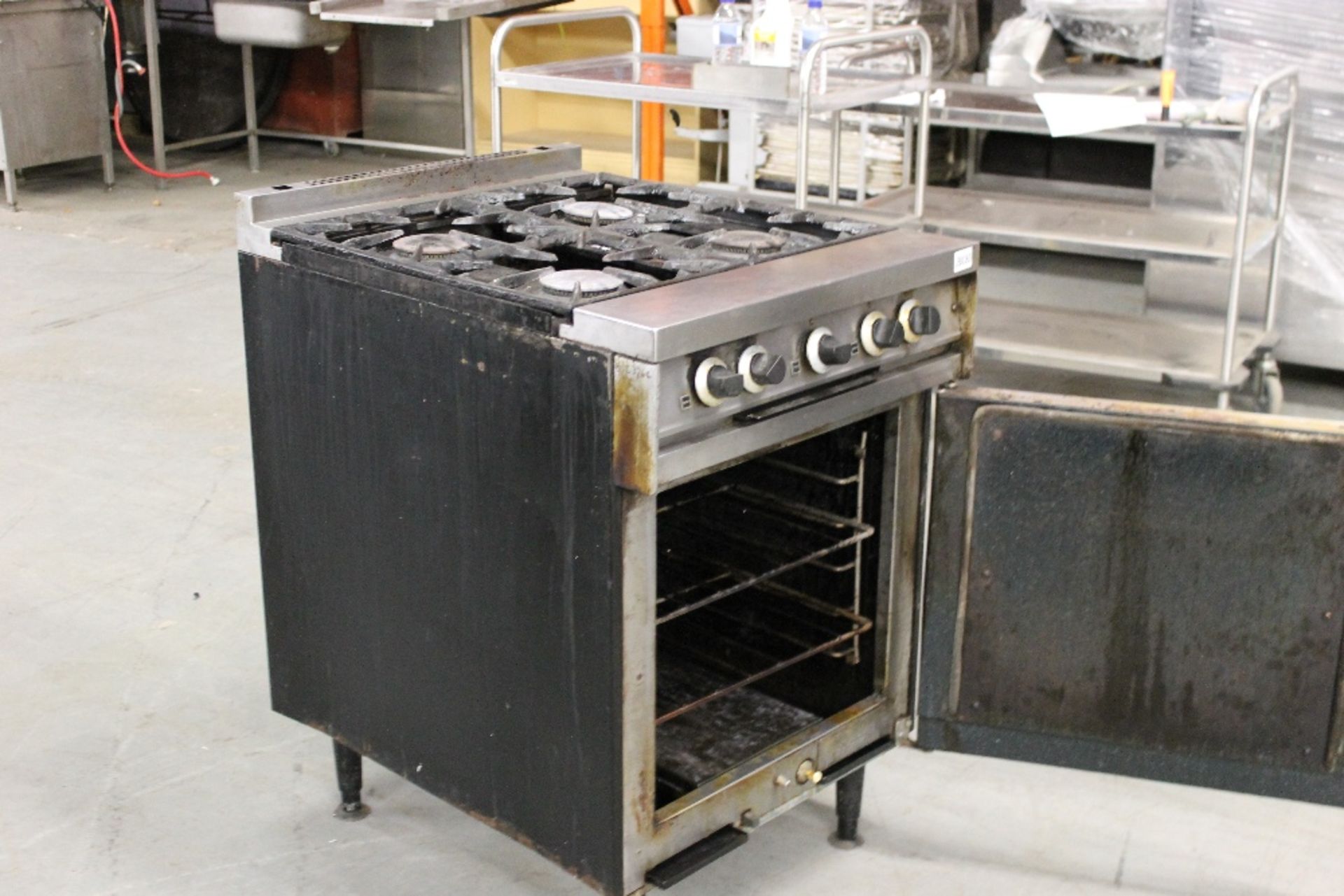 Falcon 4 Burner Gas Cooker & Oven - Image 3 of 4
