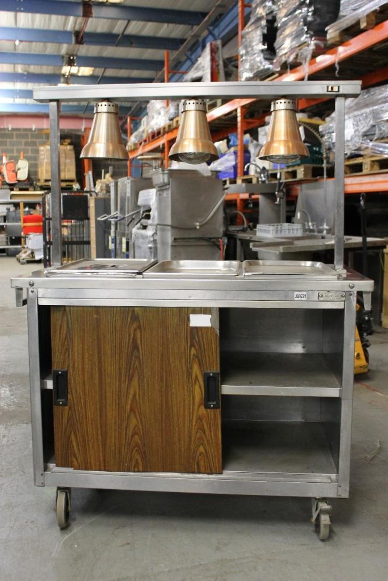 Moffat Server Unit with Heat Lamps + Under Storage - Image 2 of 2