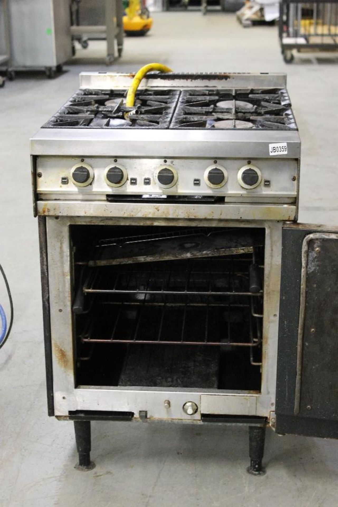 Falcon 4 Burner Gas Cooker & Oven - Image 2 of 2