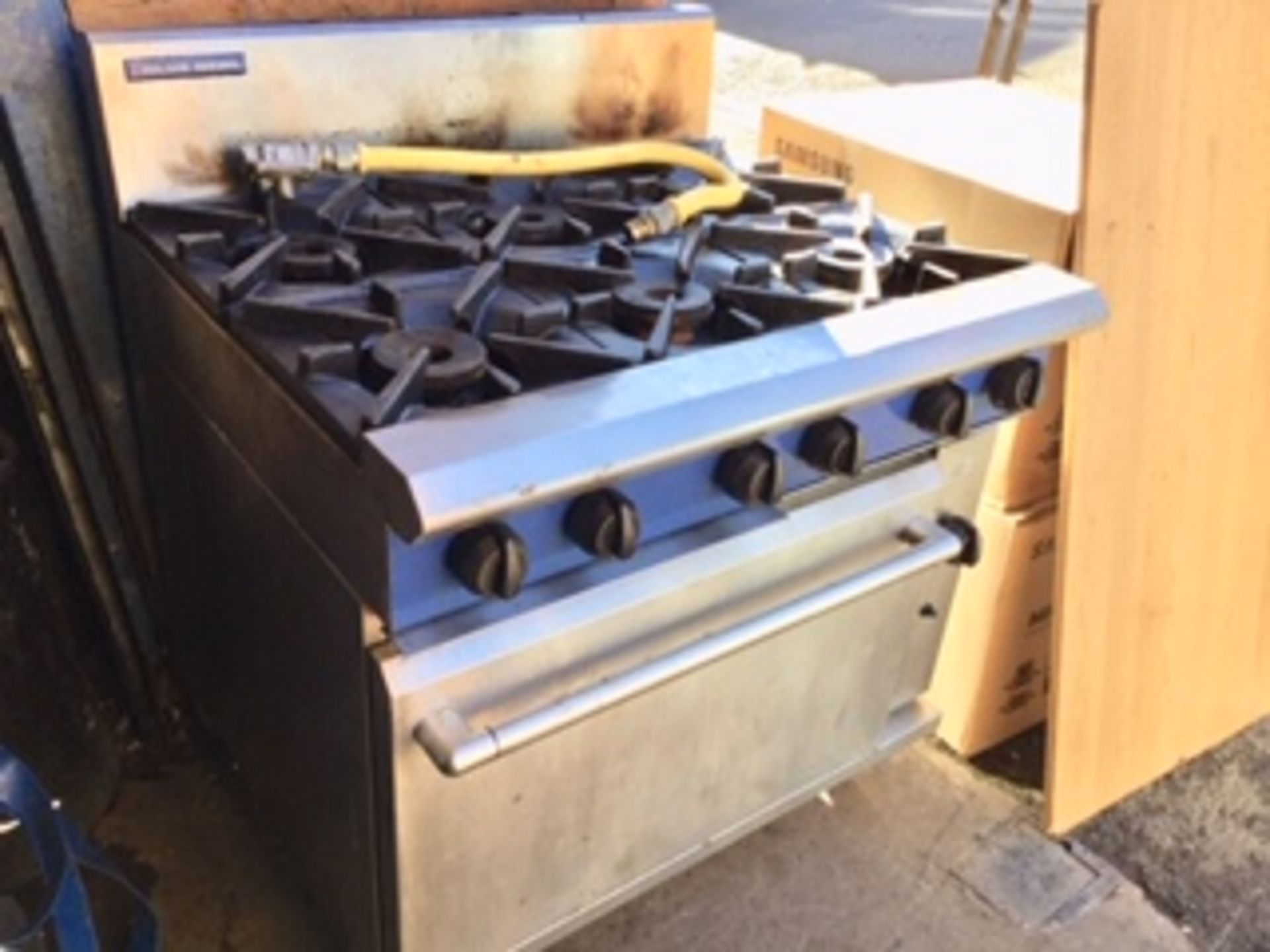 Blue Seal Six Burner Nat Gas Cooker + Oven – NO VAT