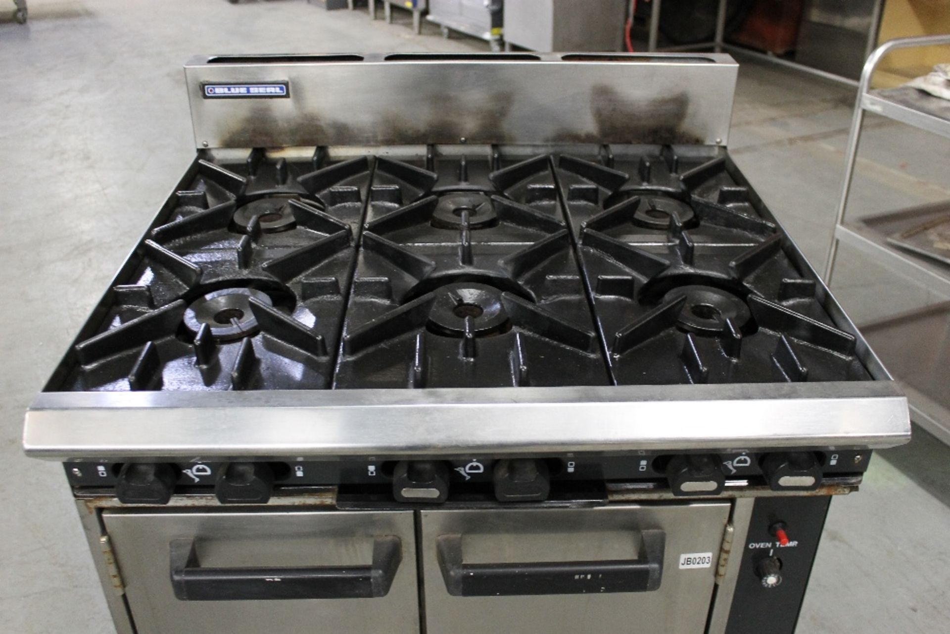 Blue Seal 6 Burner Gas Cooker and Double Oven - Image 3 of 3