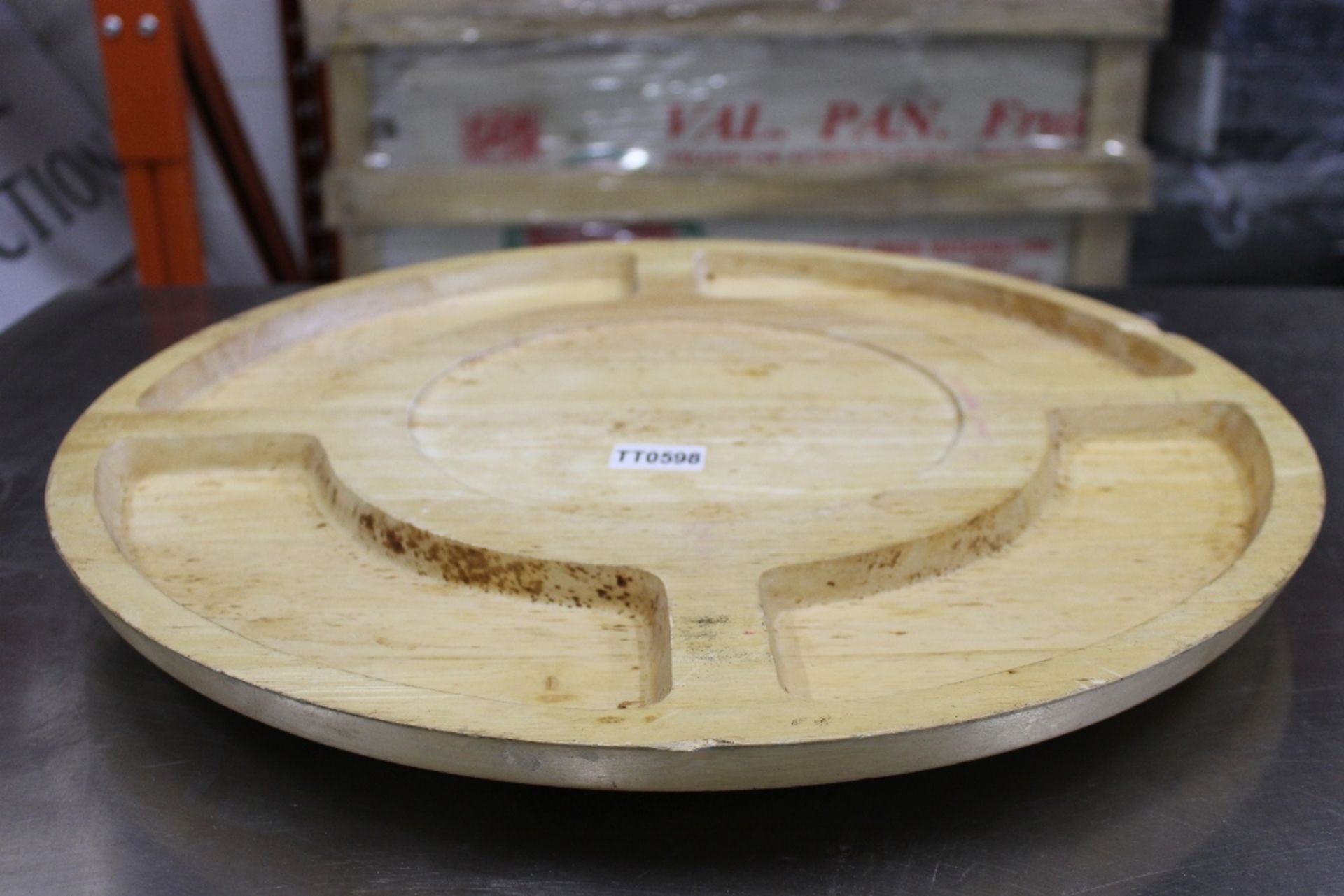 Table Top Wooden Lazy Susan - Image 2 of 2