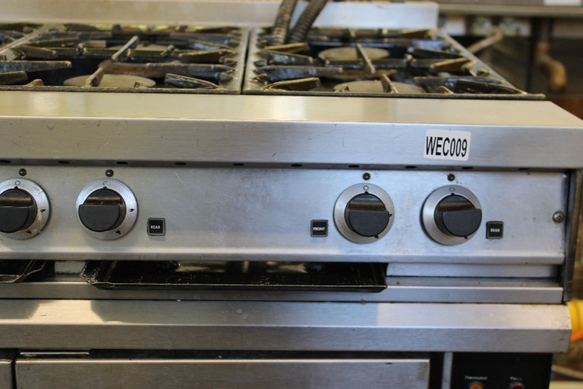 Falcon Six Burner Gas Cooker & Double Oven – Model G1102 011- Nat Gas S/N- 094034 – Tested Working - Image 3 of 3