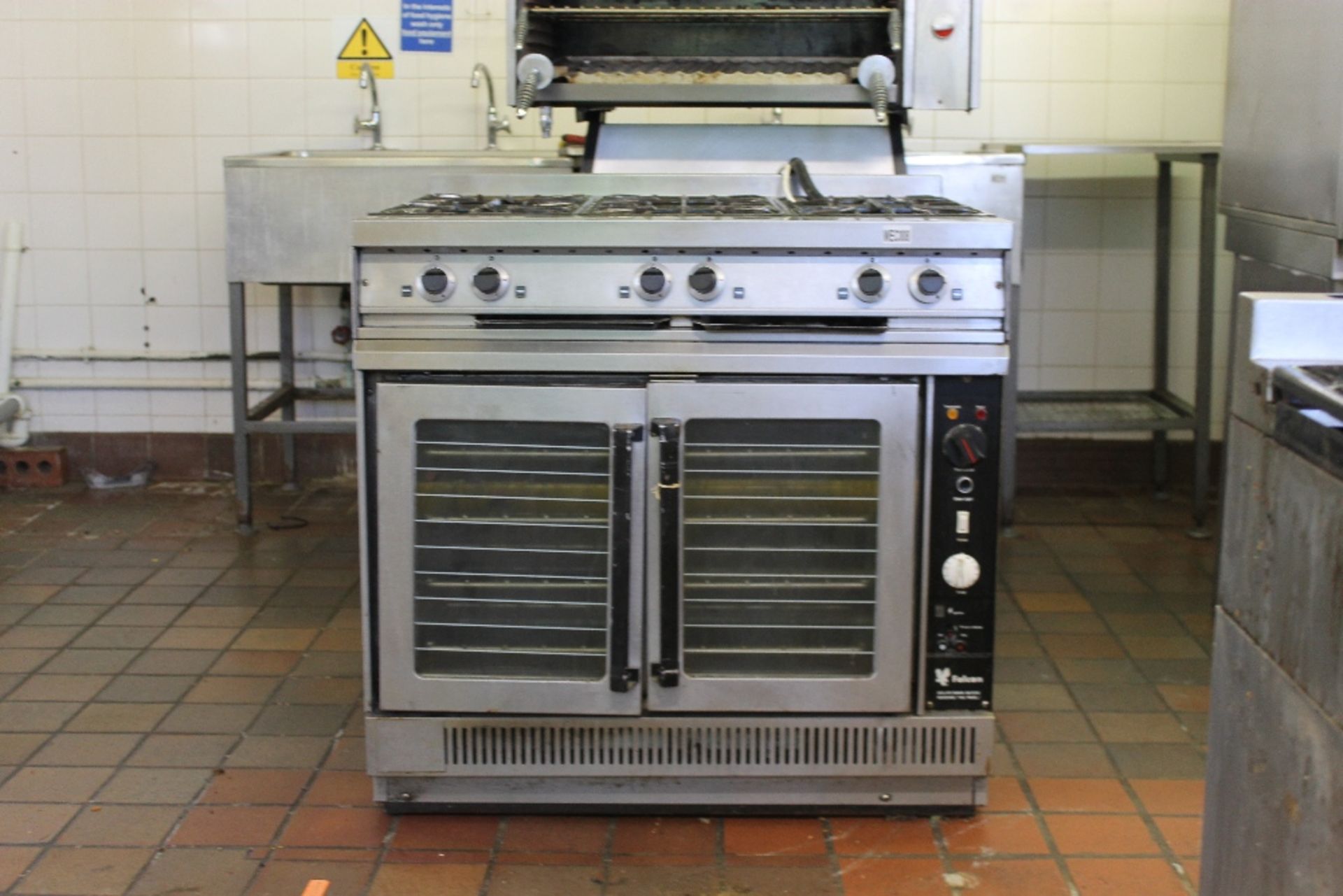 Falcon Six Burner Gas Cooker & Double Oven – Model G1102 011- Nat Gas Tested Working - Image 4 of 4