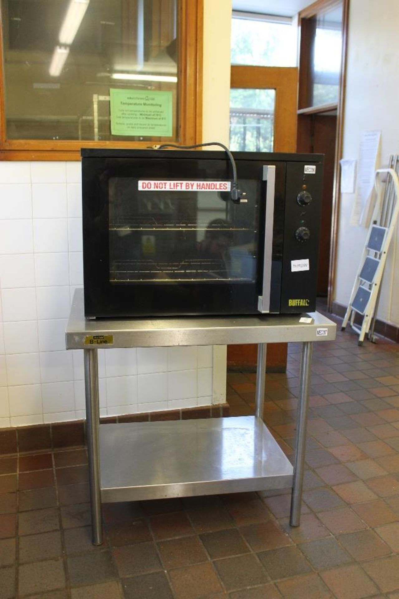 Bartlett Stainless Steel Table – with Under Shelf