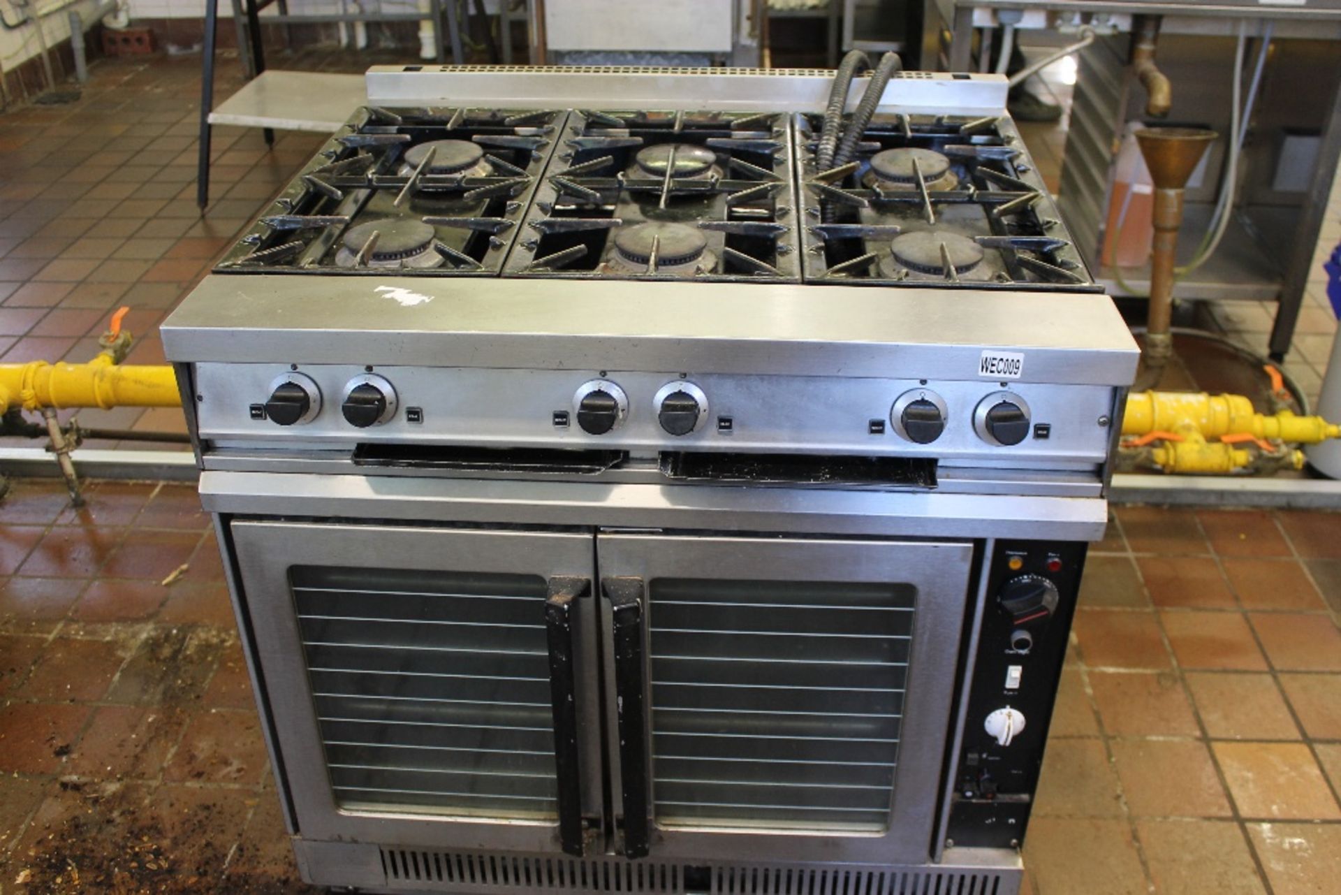 Falcon Six Burner Gas Cooker & Double Oven – Model G1102 011- Nat Gas S/N- 094034 – Tested Working