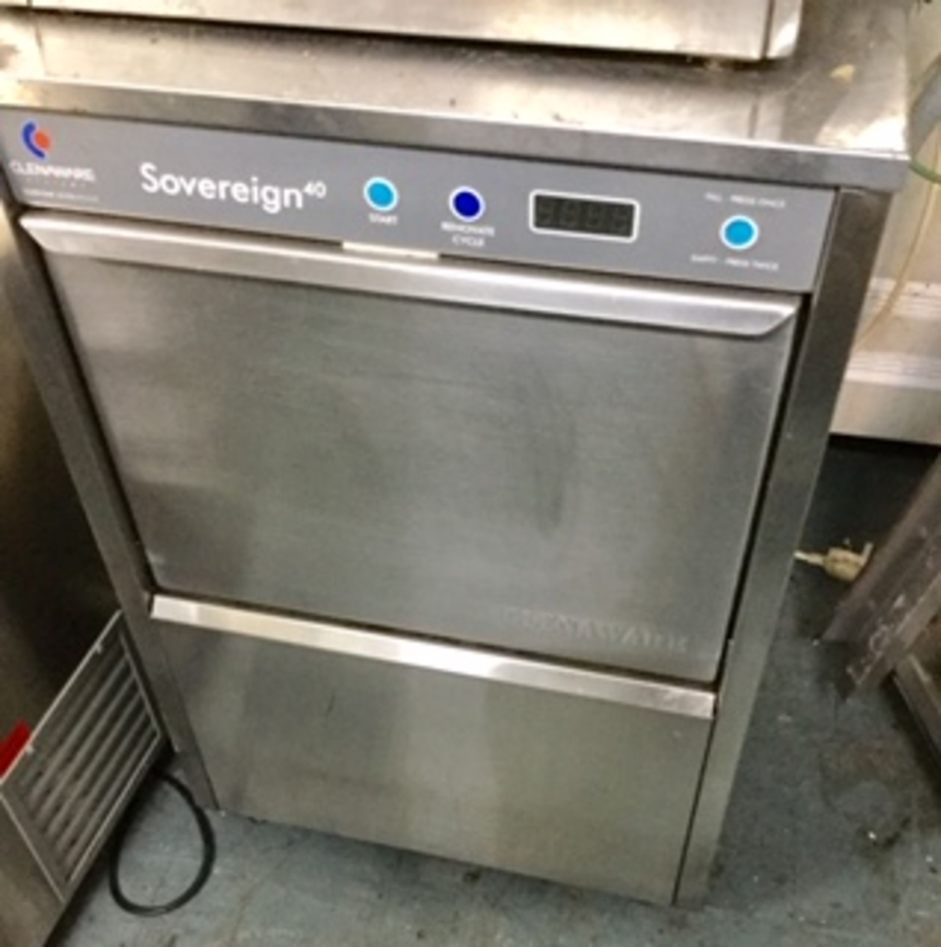 Clenaware Sovereign Glass Washer – AS FOUND - NO VAT