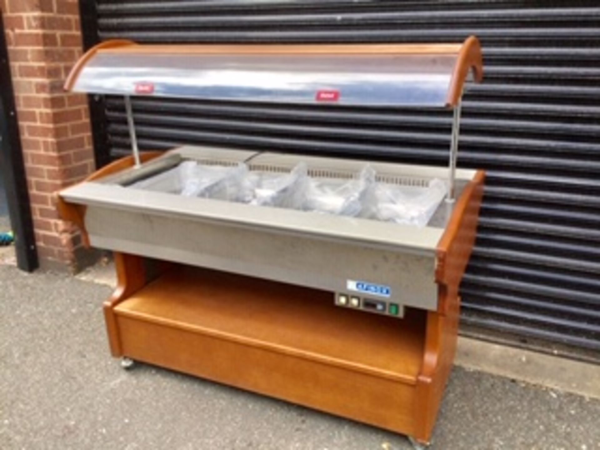 Afinox Refrigerated Salad Bar -with Sneeze Screen – Fully Tested & Working NO VAT