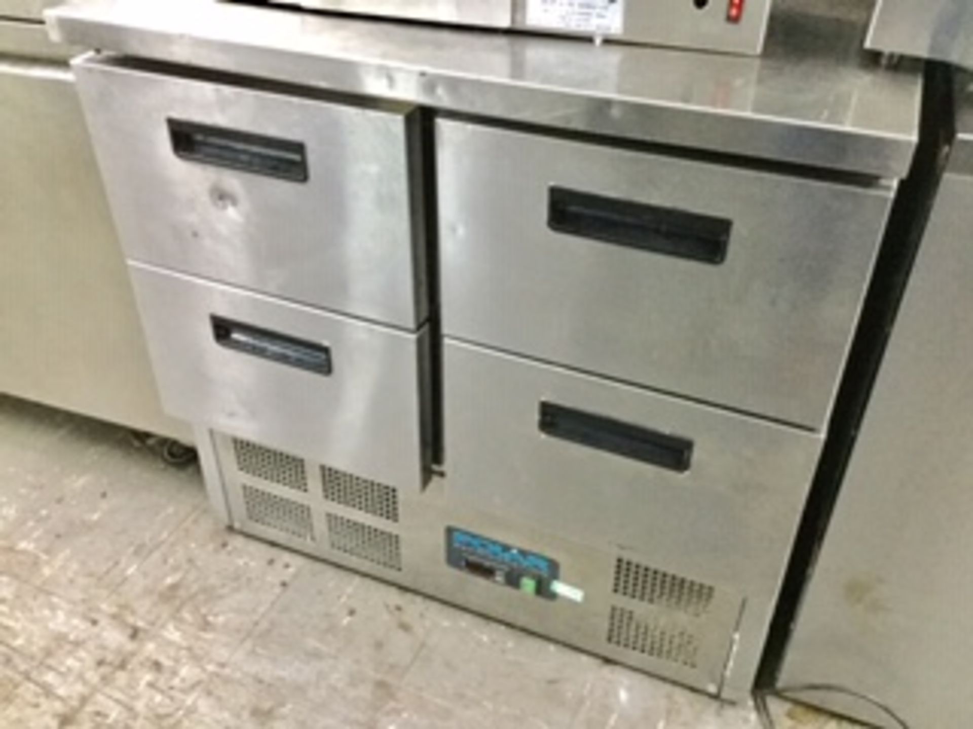 Polar Stainless Steel Refrigerated Four Drawer Unit – NO VAT